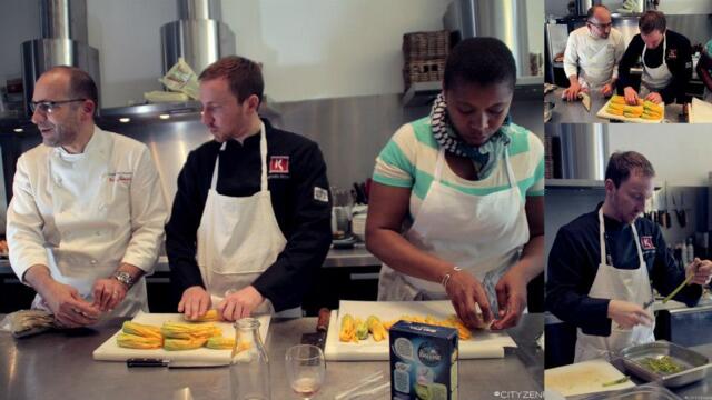 L'atelier de Georgiana accueille un grand chef