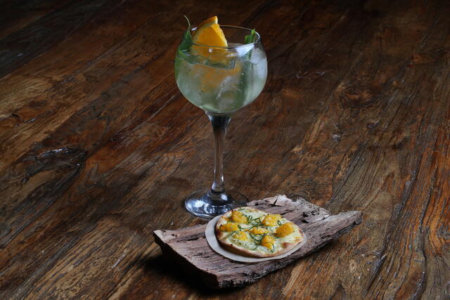 Gin Tonic en Flammkuchen