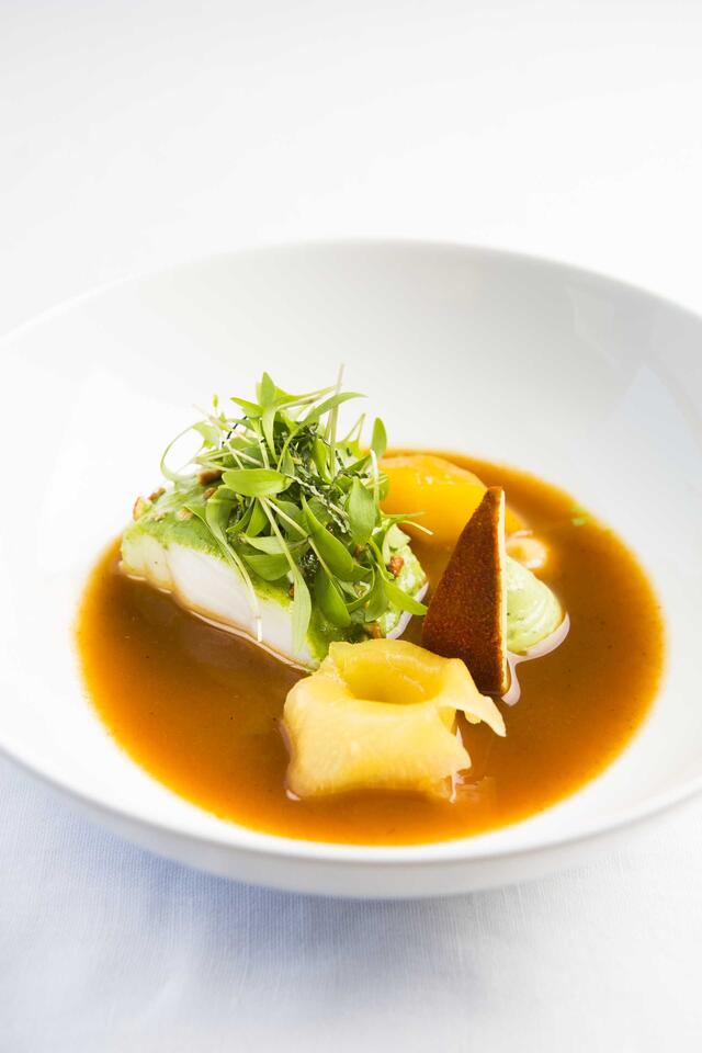 Lotte, tandoori, ananas, mangue