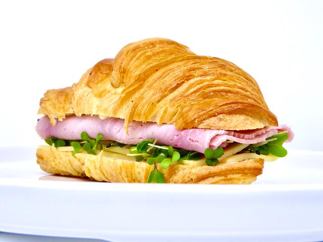 Ham And Cheese Croissant Koppert Cress Ham And Cheese Croissant Koppert Cress