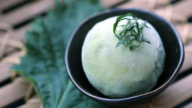 Shiso Leaves ice cream