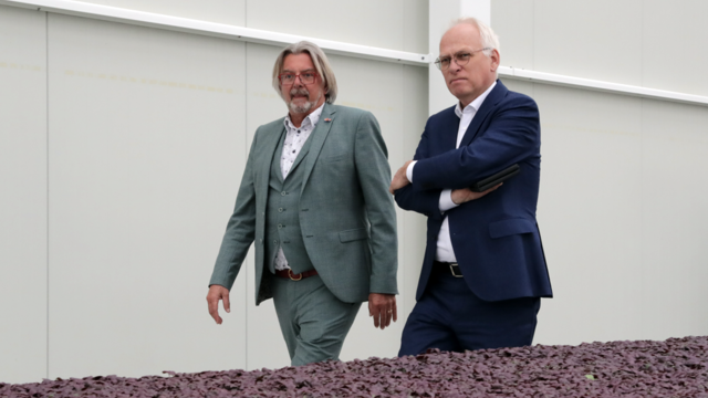 Bezoek Landbouwminister Piet Adema aan Koppert Cress