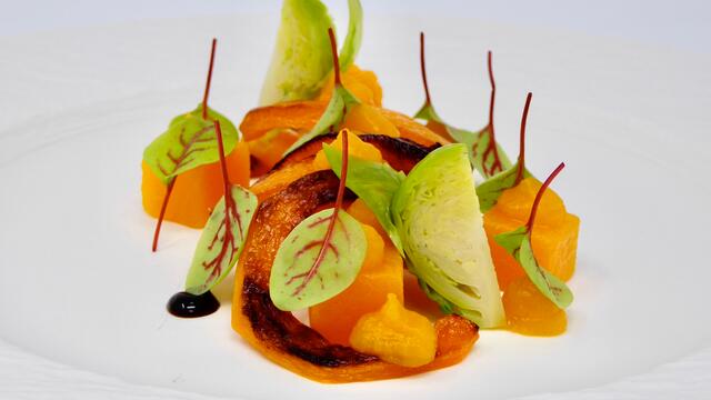 Squash in 3 ways and Brussels sprout