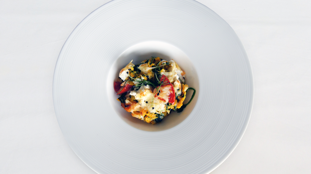 Pompoenpuree ovenschotel
