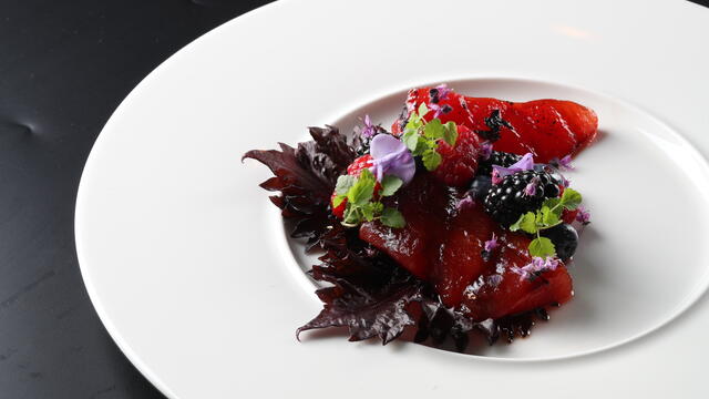 Grilled watermelon