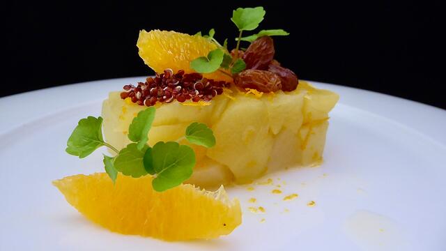 Sinaasappel- en appelcompote