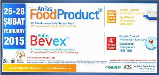 Anfas Food Product - Antalya EXPO Center