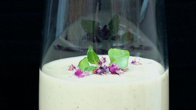 Banaan Smoothie met Sechuan Cress