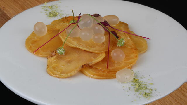 Carpaccio von Oca und Mashua