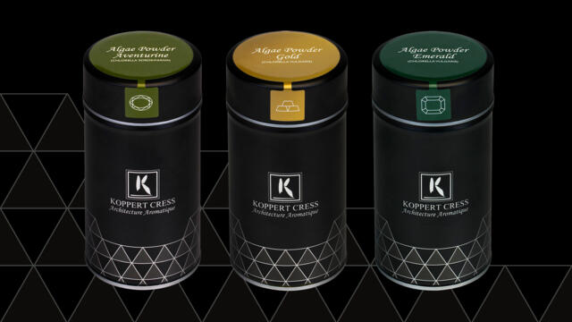 Kolekcja Koppert Cress wzbogacona o trzy kolory Algae Powders