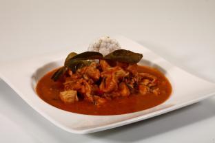 Curry rojo con Kaffir Lime Leaves