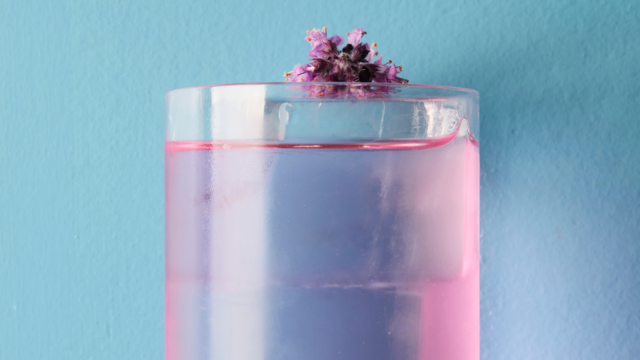 Pink cocktail