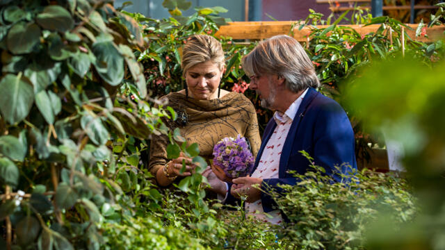 Tweede bezoek Koningin Máxima aan Koppert Cress