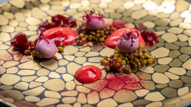 Scarlet Cress and Mung Bean