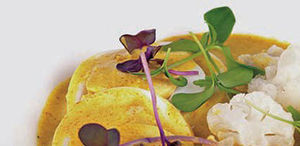 Curry con coliflor